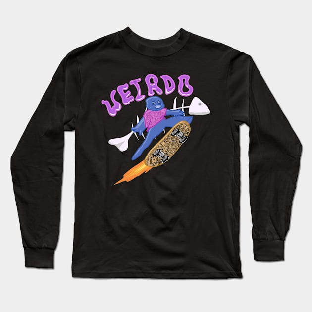 Weirdo Long Sleeve T-Shirt by Thismooray